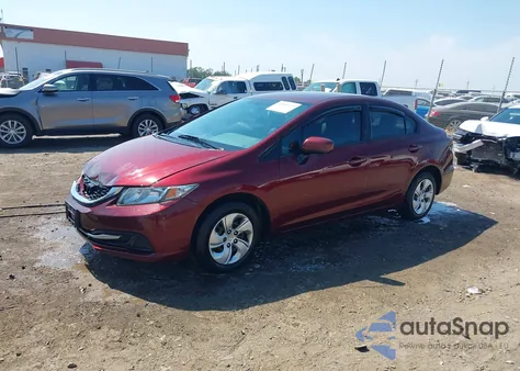 2015 Honda Civic Lx from USA, damaged, VIN 19XFB2F5XFE004351